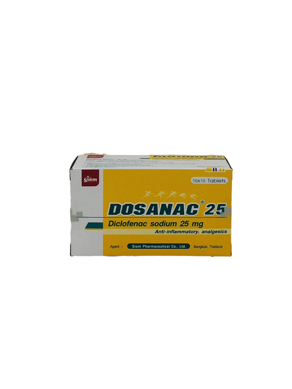 Dosanac 25mg 10 s 