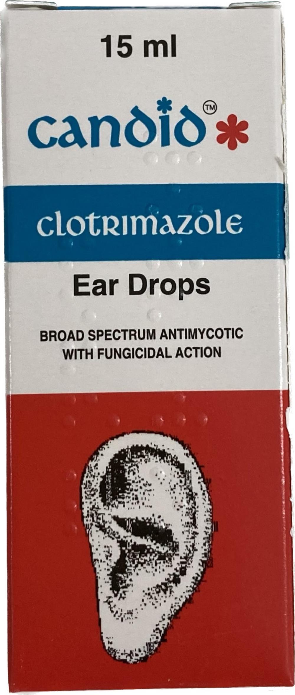 CANDID EAR DROPS 15ML.